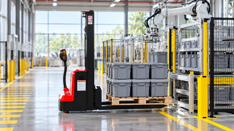 CDDA15 narrow-aisle stacker material handling application