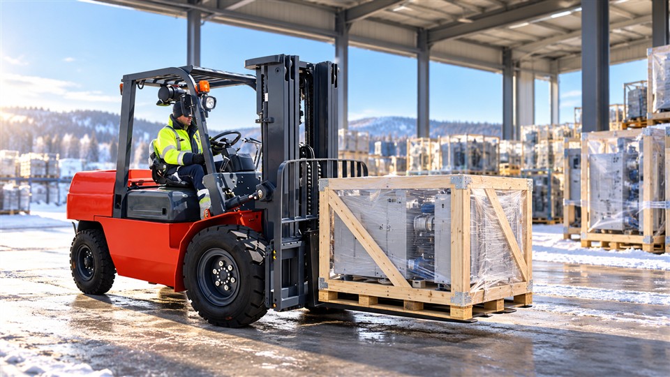 CPCD40K diesel forklift material handling application