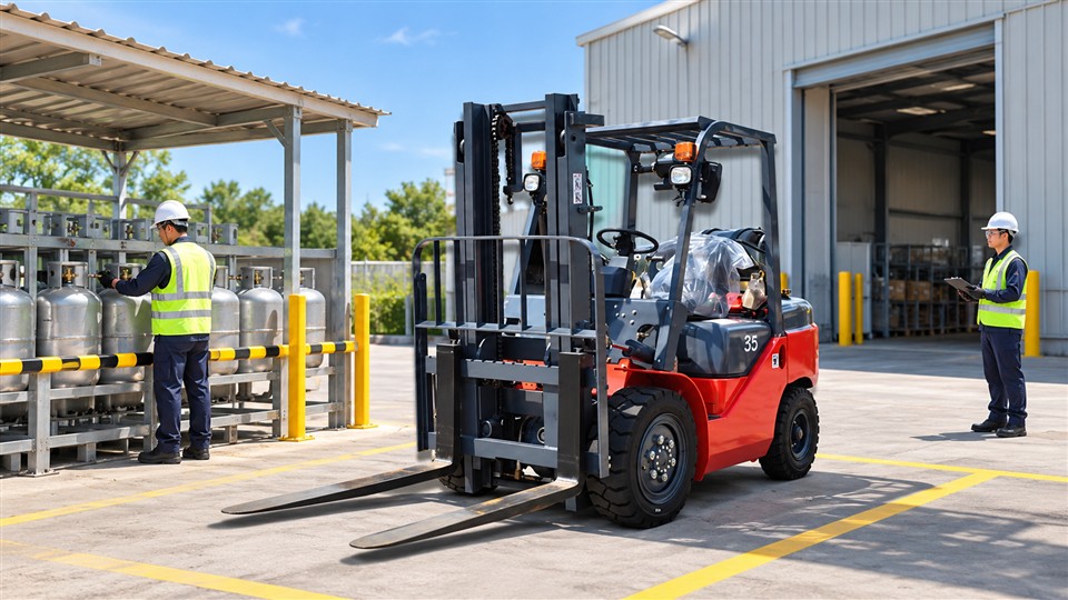 CPY15/CPCR15 LPG series material handling application
