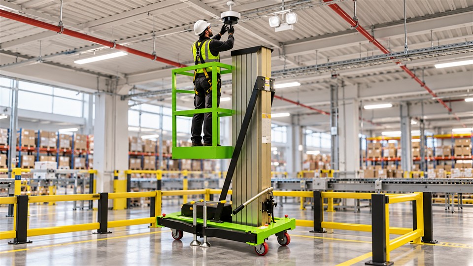ZX14 boom lift work area scene
