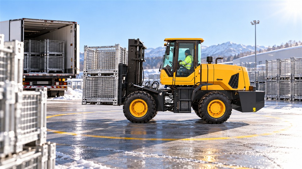 DY26-3T forklift equipment in a working environment