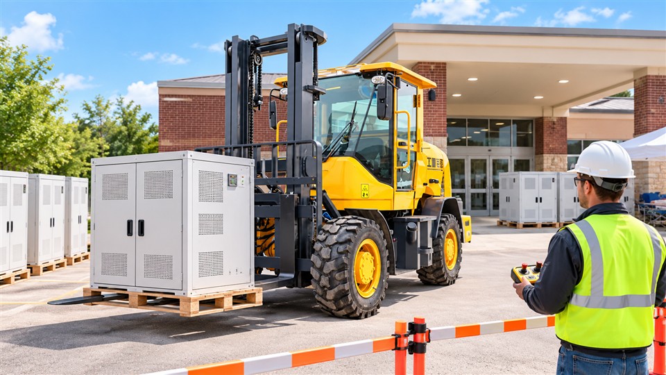 DY26-3T forklift equipment in a working environment