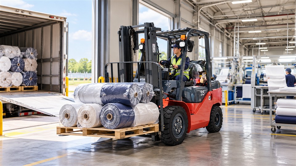 CPY15/CPCR15 LPG forklift series equipment in a working environment