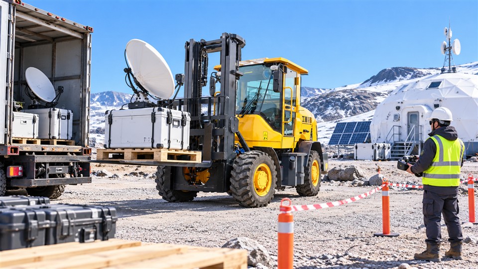 CPC30SY forklift material-handling scene