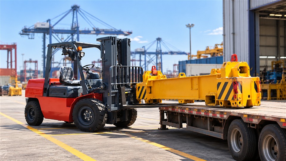 CPCD15K diesel forklift application scene