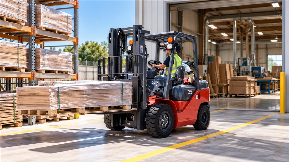 CPY LPG forklift series application scene