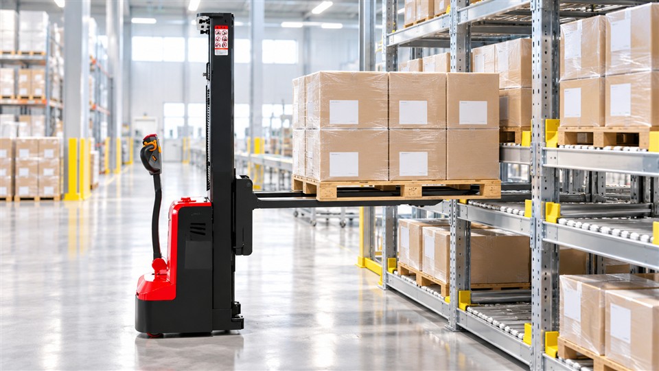 ZG-CDD15G electric stacker application scene
