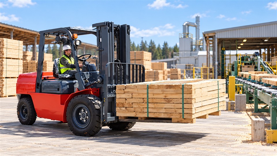 CPCD15K diesel forklift application scene