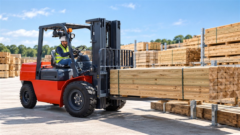 CPCD30K diesel forklift workplace application