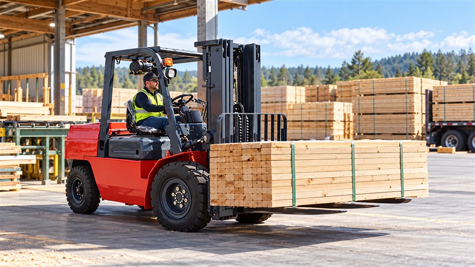 CPC190-X heavy forklift material-handling scene