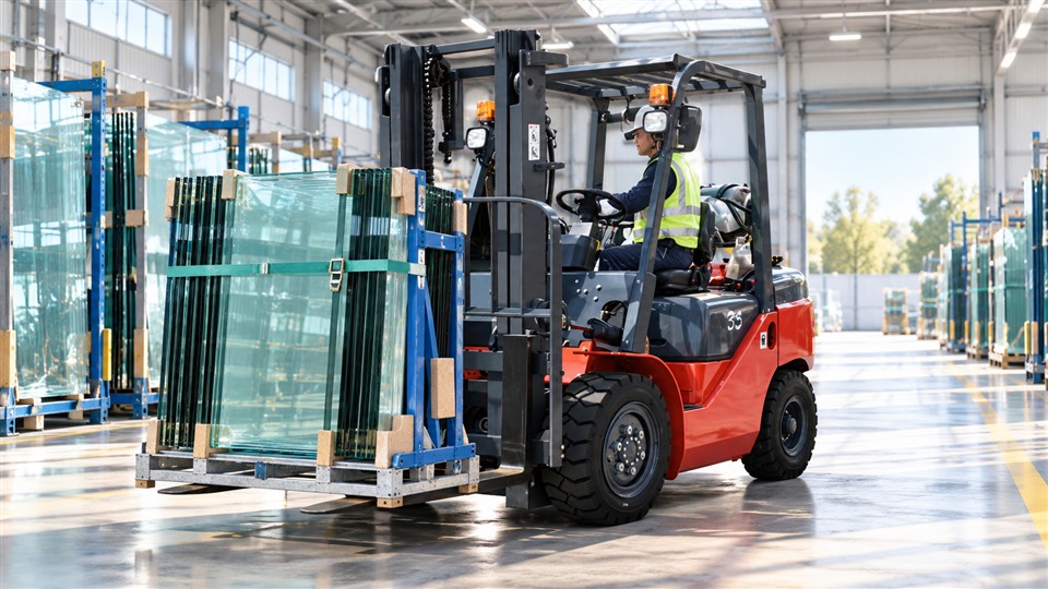 CPY35 LPG forklift workplace application