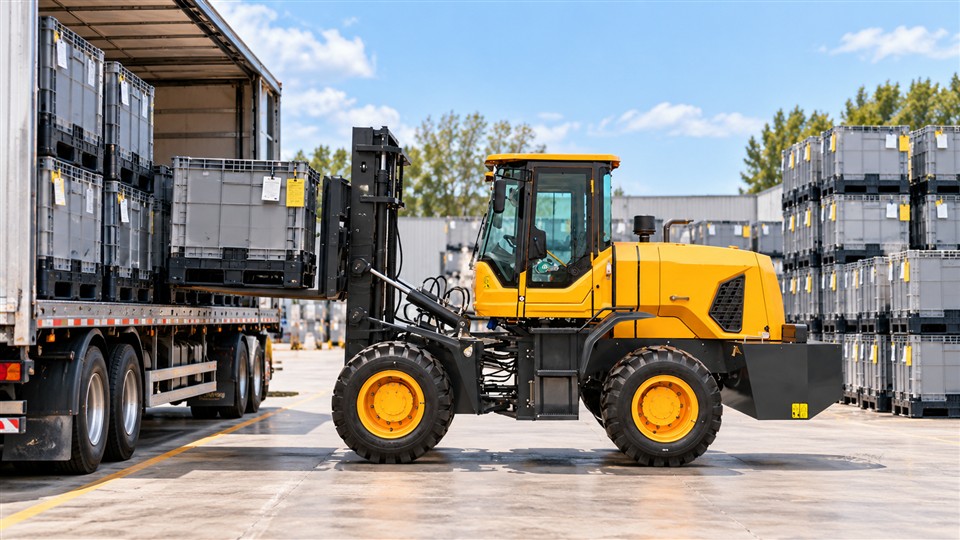936-3T forklift material-handling scene