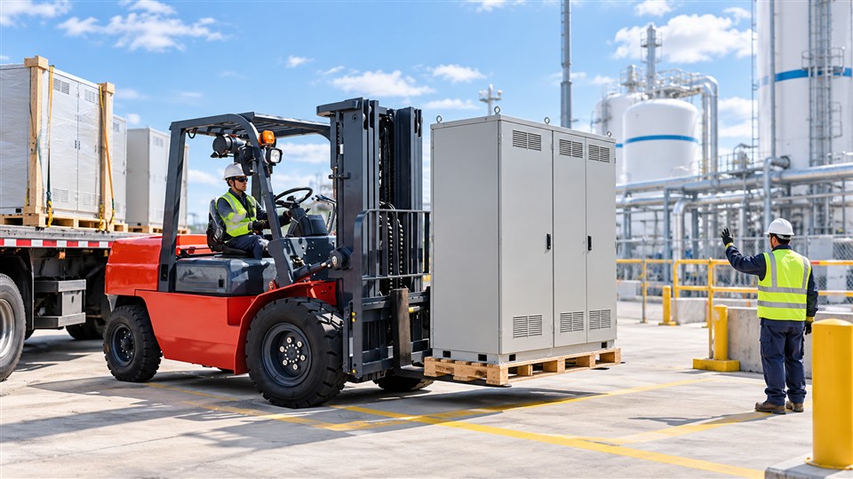 CPCD50K diesel forklift workplace application