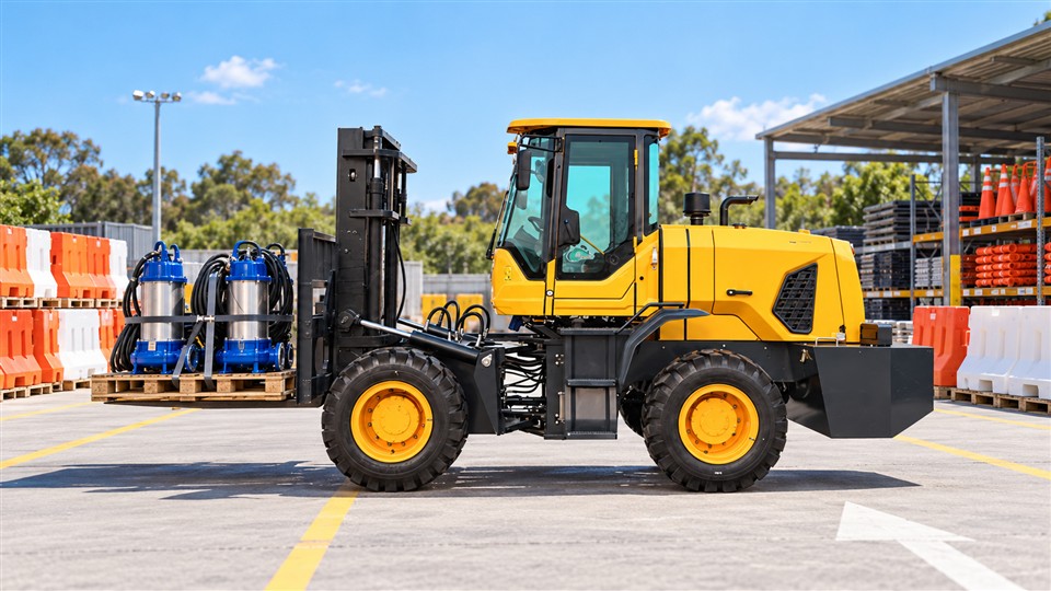 CPC30SY forklift material-handling scene