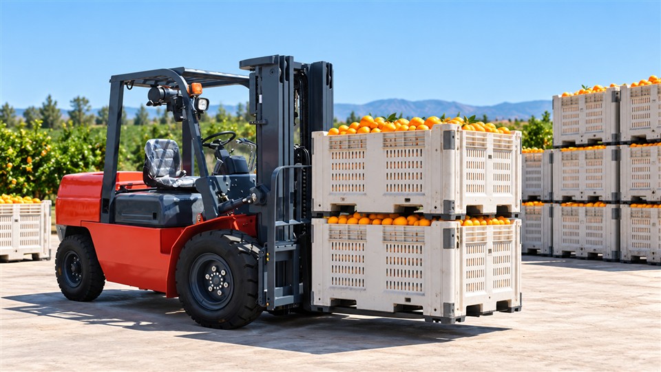 CPCD15K diesel forklift application scene