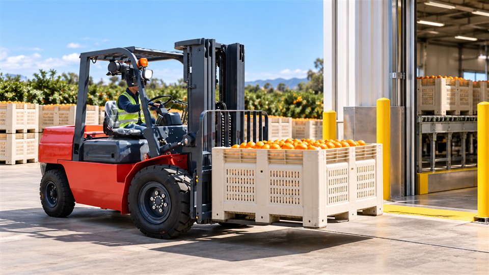 CPCD50K diesel forklift material-handling scene