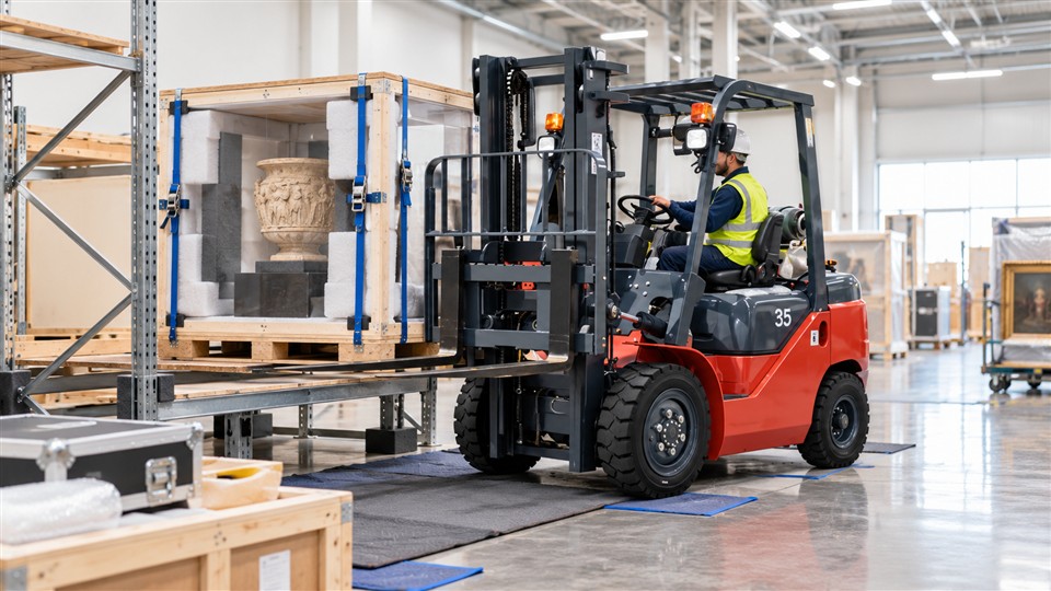 CPCY120 LPG forklift workplace application