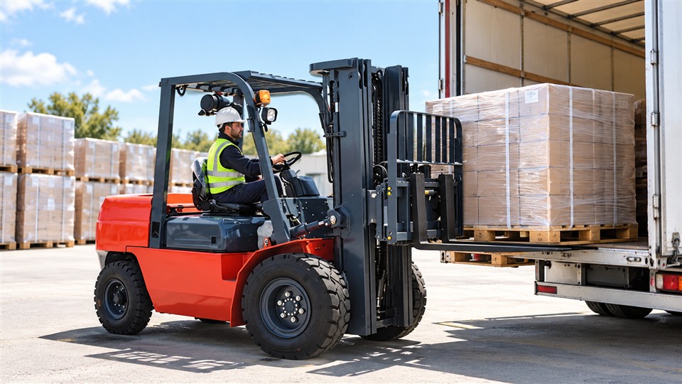 CPCD15K diesel forklift application scene