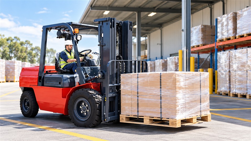CPCD40K diesel forklift workplace application