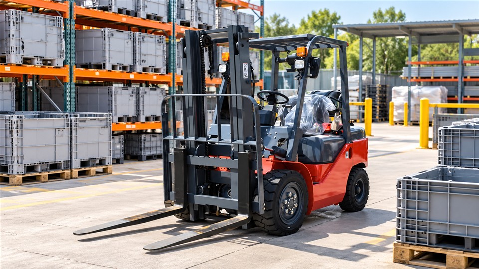 CPY series LPG forklift material-handling scene