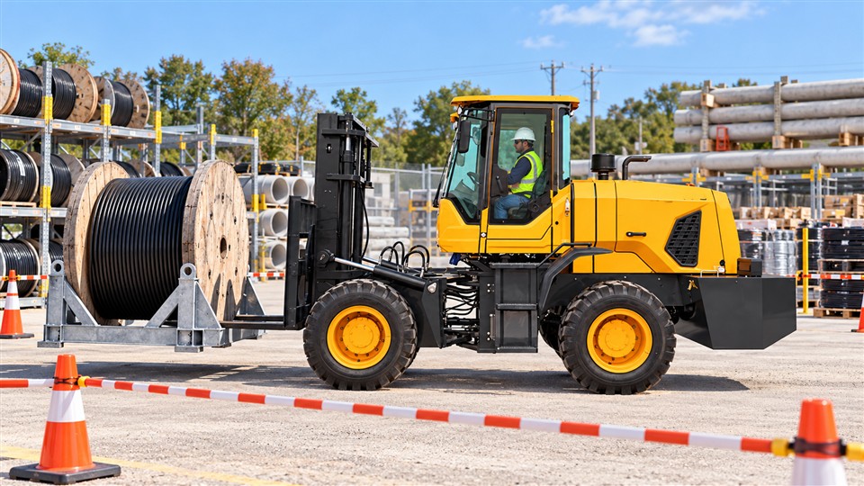 CPC30SY forklift material-handling scene