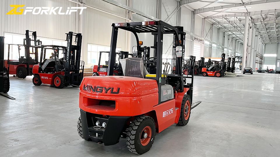 who invented the forklift