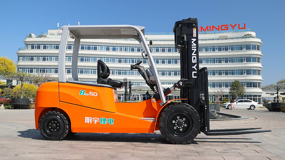 Who built the first forklift?