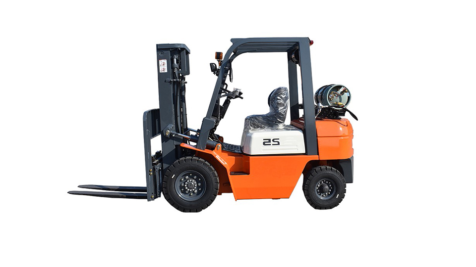Why does the forklift I use run on propane and not gasoline?