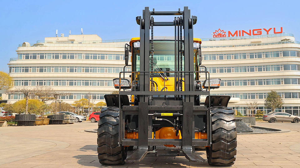 What is the lifting capacity of an off-road forklift?