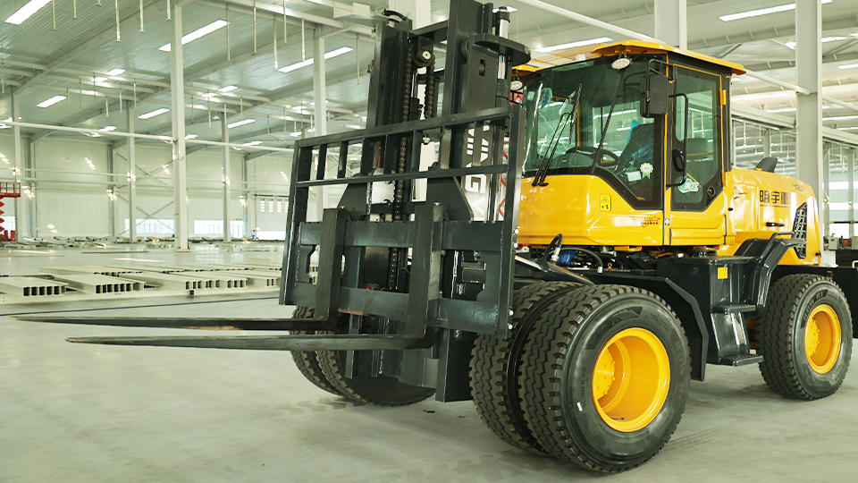 What maintenance is required for an off-road forklift?