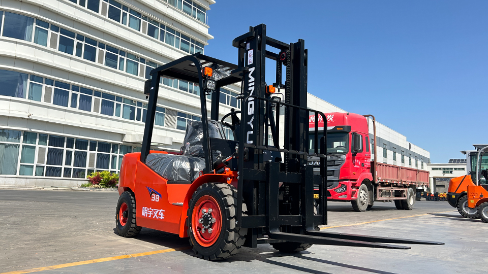 how high should a load be carried on a forklift