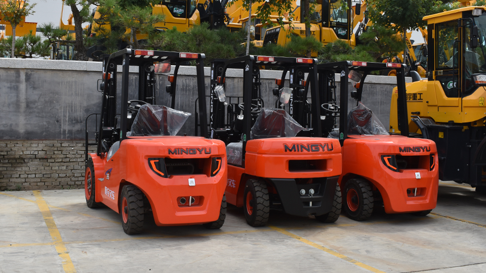 why do they drive forklifts backwards