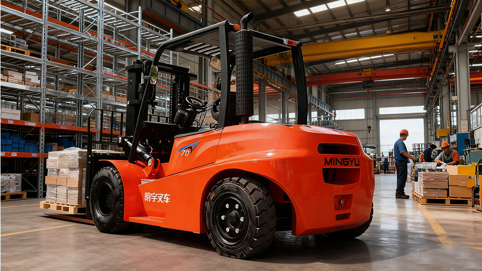 What is the maximum speed of the forklift?