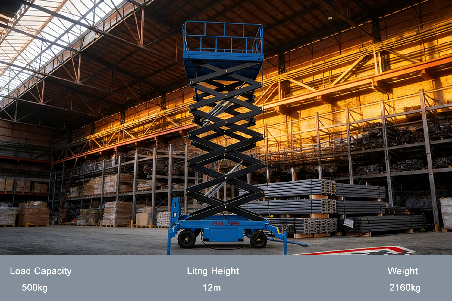 The best-selling aerial work platform for foreign trade complies with international safety standards and is sold all over the world