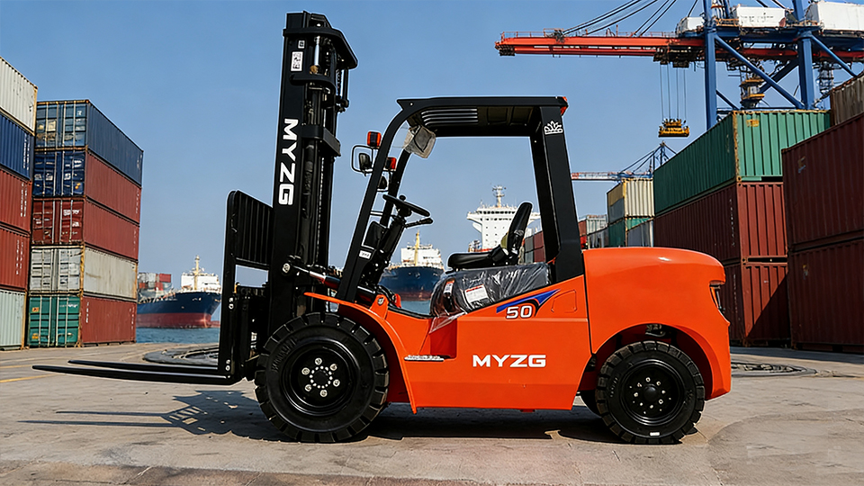 how do forklifts work