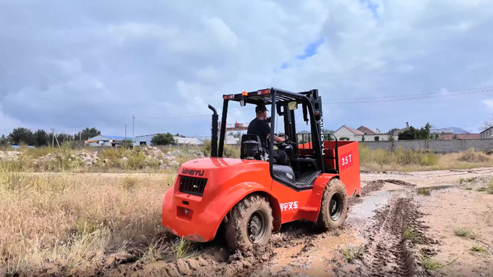 Why do forklifts have an open roof structure?