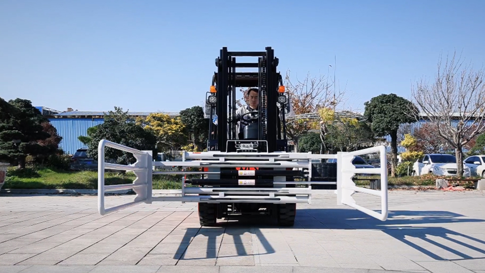 How does improper loading affect forklift stability and safety?