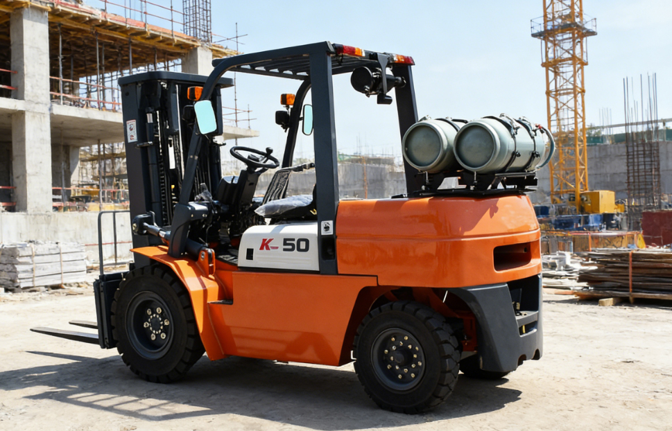 How often do you need to refuel a diesel forklift?