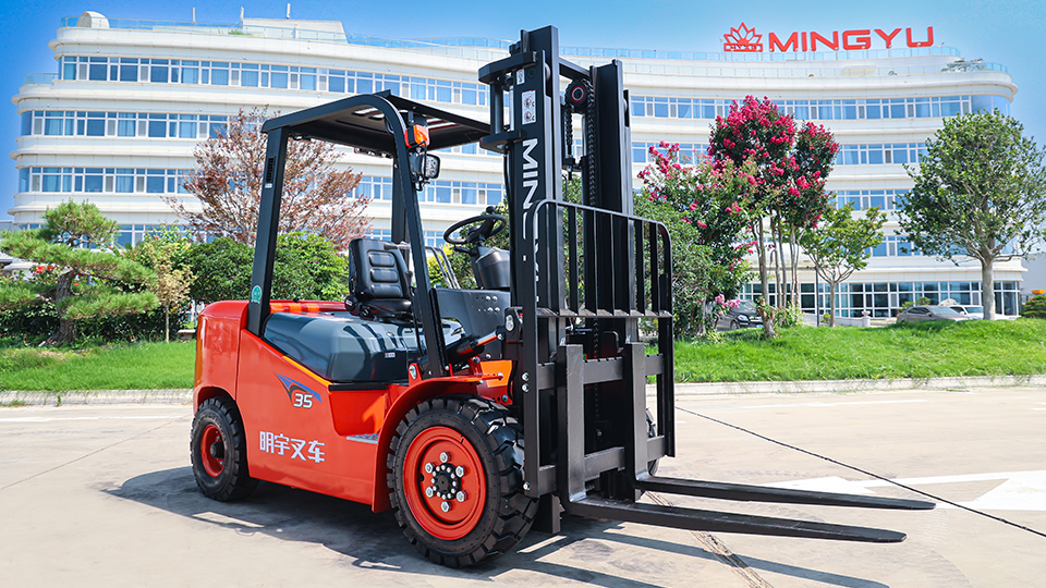 How much diesel fuel does a forklift use during a standard 8-hour shift?