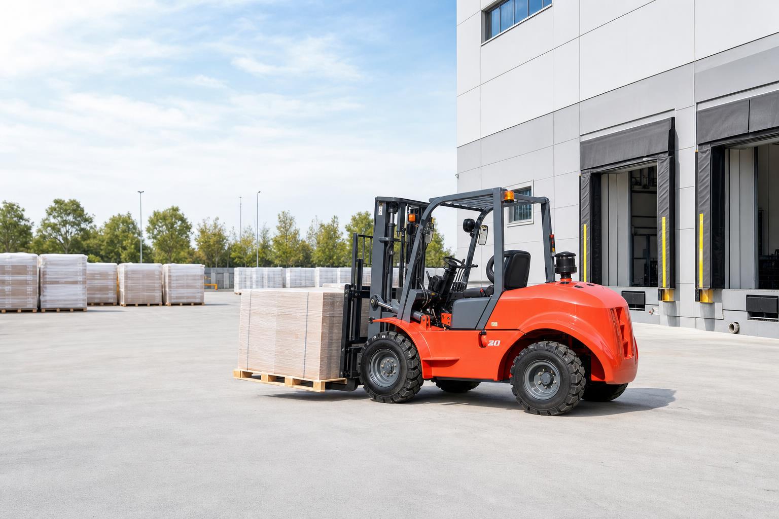 Hybrid Material Handling Networks: Connecting Rough-Terrain Forklifts with Automated Warehouses in 2026