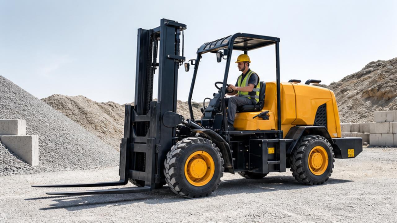Ground-Condition Intelligence for Rough-Terrain Forklifts: A 2026 Tire and Route Playbook