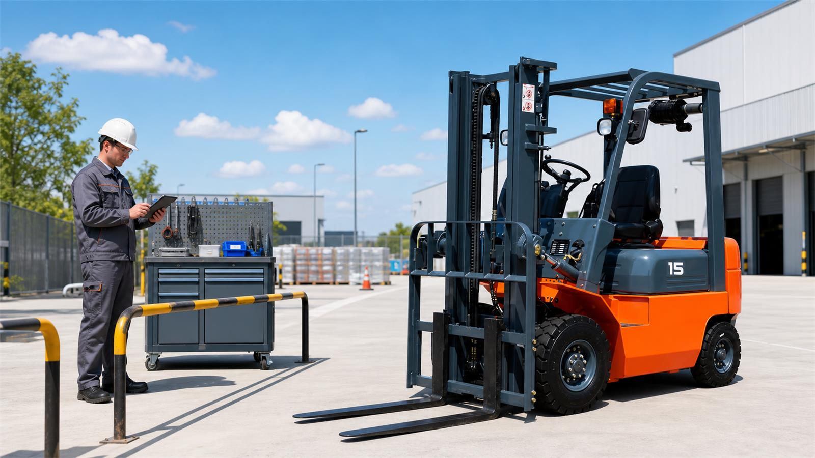 CPC15 Diesel Forklift Condition-Based Maintenance: A 2026 Telematics and Daily-Inspection Guide