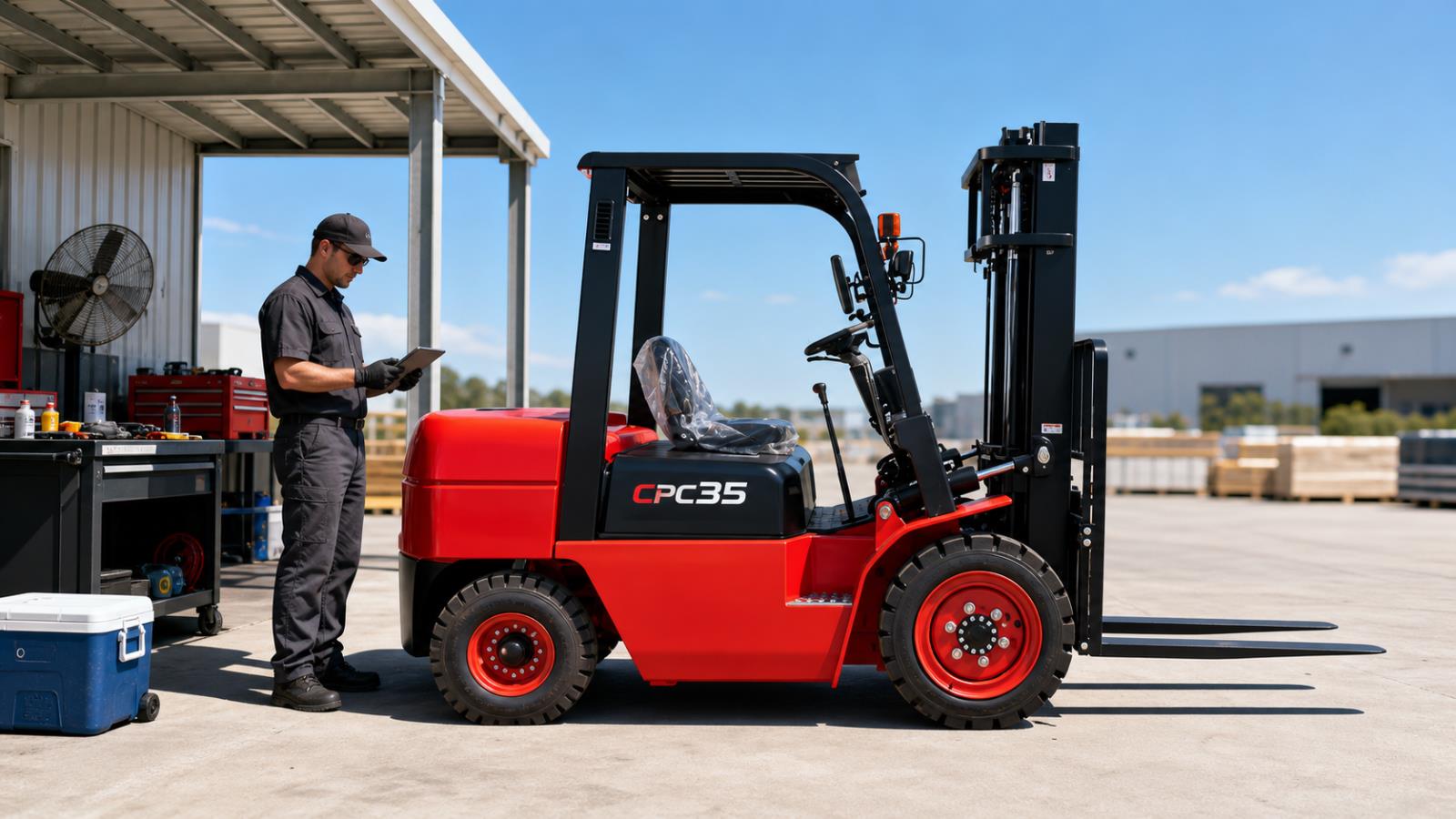 CPC35 Diesel Forklift Extreme-Heat Readiness: A 2026 Cooling, Hydraulics and Operator Guide