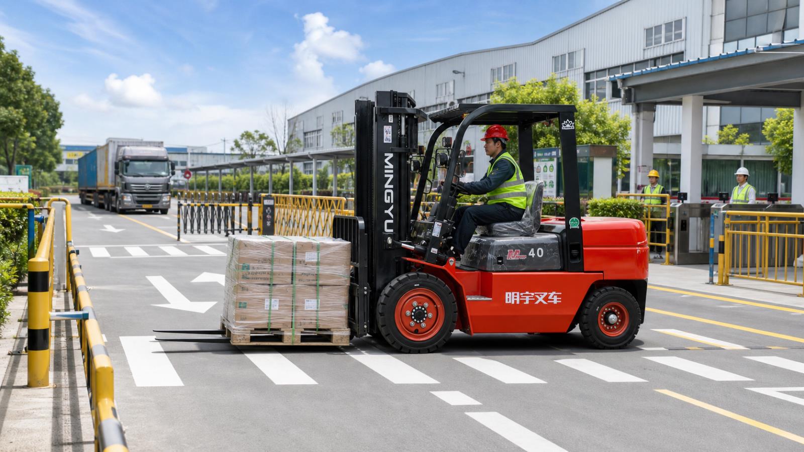 CPC40 Diesel Forklift Pedestrian Separation by Design: A 2026 Yard Traffic-Plan Guide