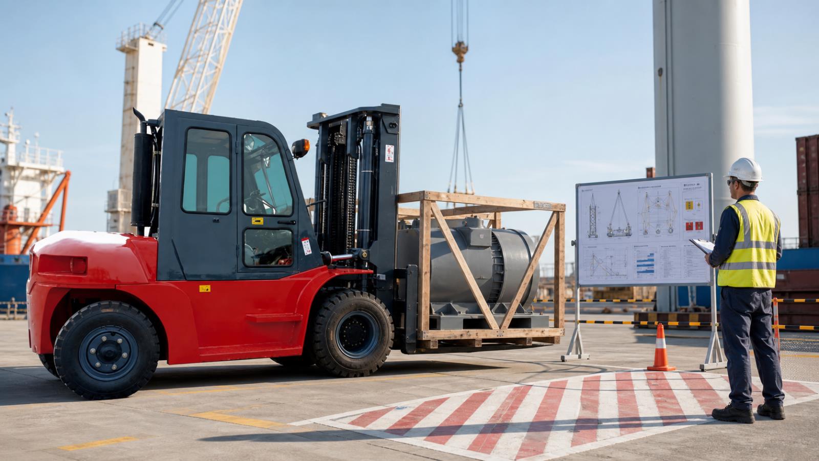 CPC60 Diesel Forklift Project-Cargo Planning: A 2026 Load-Center and Route-Control Guide