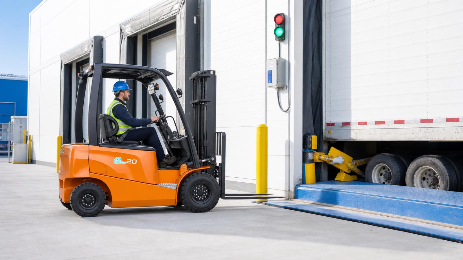 CPD20 Electric Forklift Loading Docks: A 2026 Trailer-Restraint and Safe-Sequence Guide