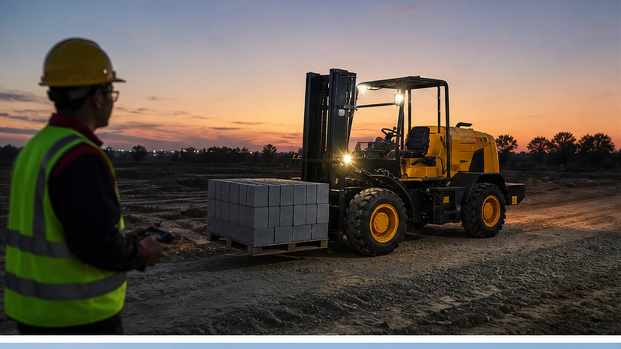Low-Light Remote Forklift Operations: A 2026 Camera, Work-Light and Reflective-Zone Guide