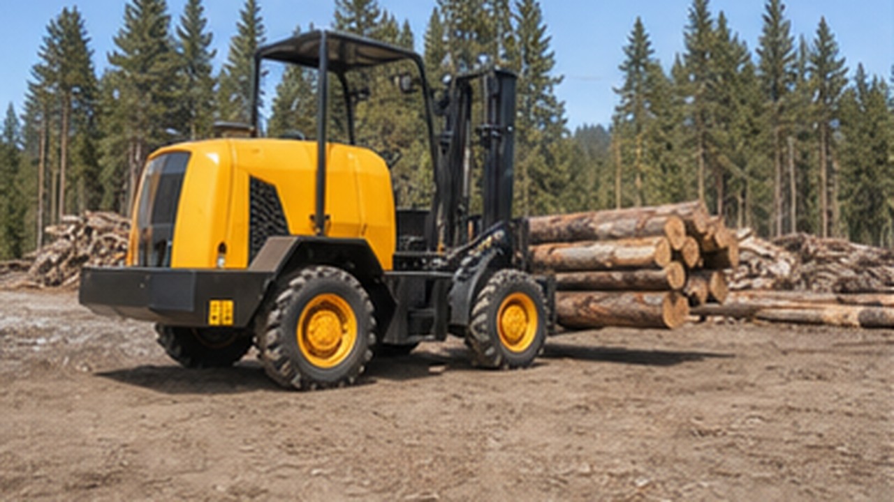 Forestry Log-Yard Visibility for Rear-Pivot Forklifts: A 2026 Tail-Swing and Load Guide