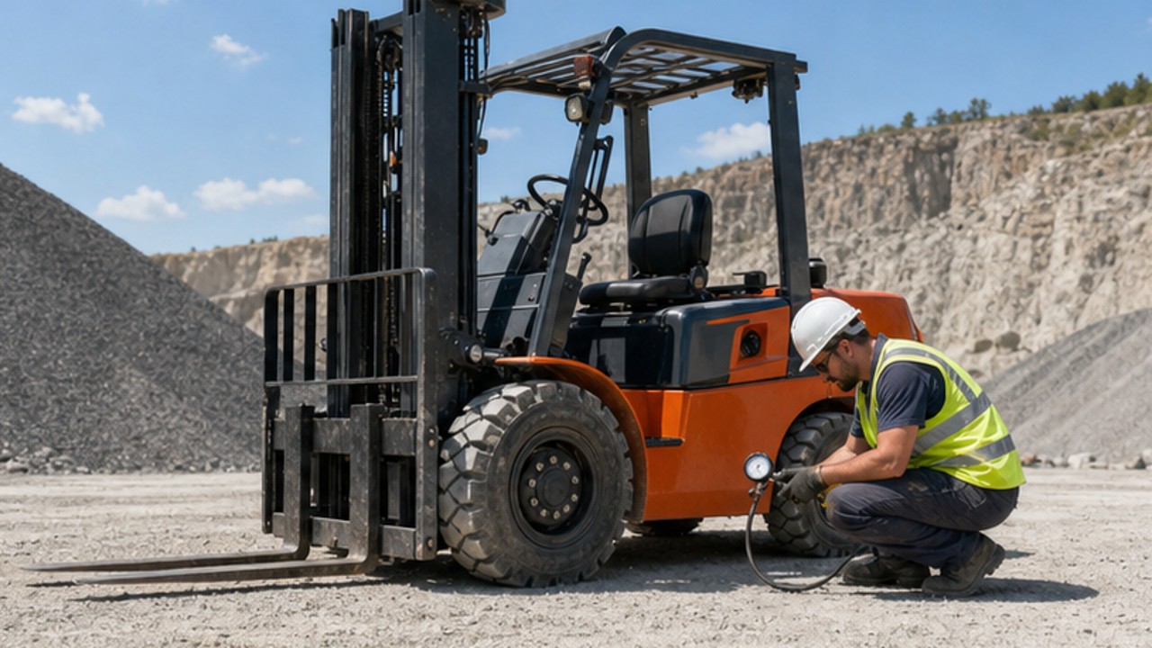 Tire-Pressure Readiness for Rough-Terrain Forklifts: A 2026 Guide