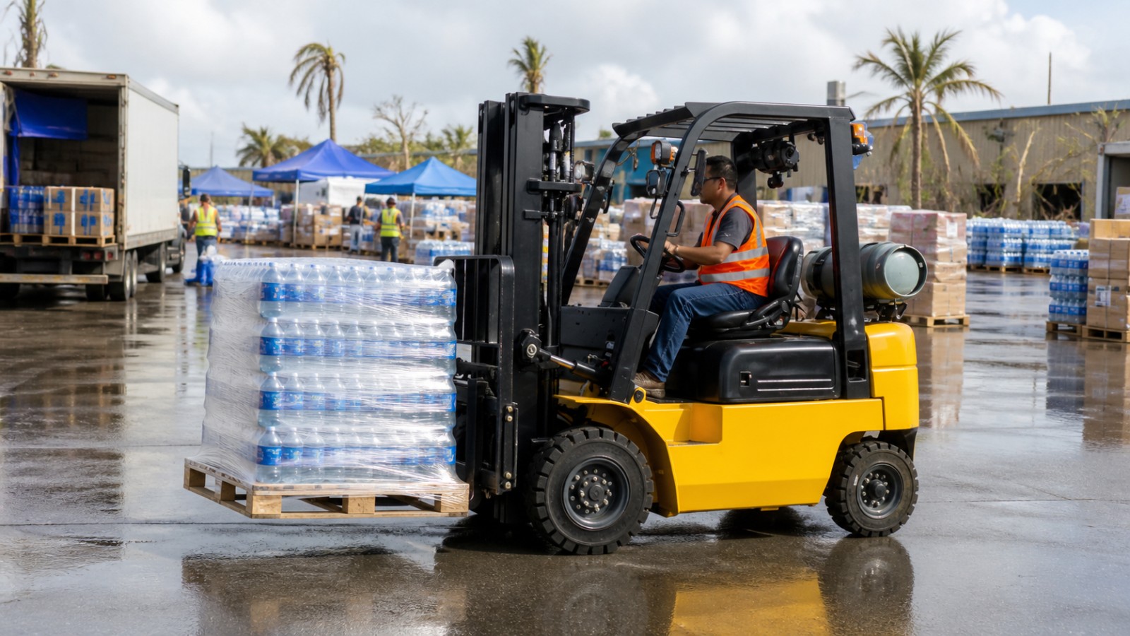 Disaster-Recovery Warehousing: Dual-Fuel Forklifts for the First 72 Hours